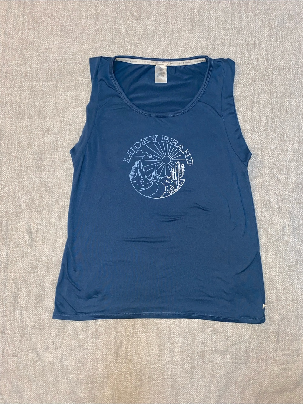 Lucky Brand Desert Graphic Tank Top Women’s Size Large